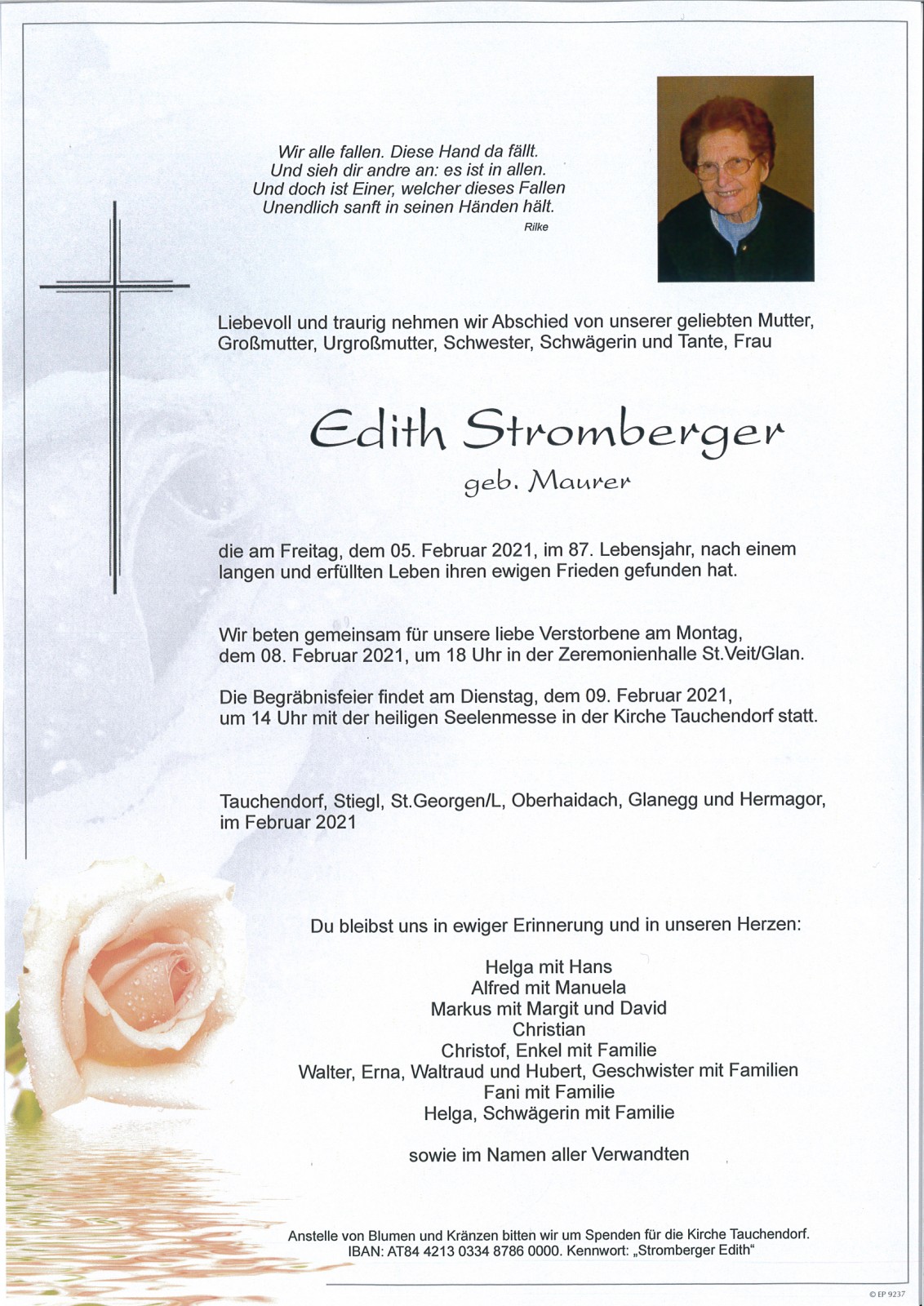 Parte Edith Stromberger