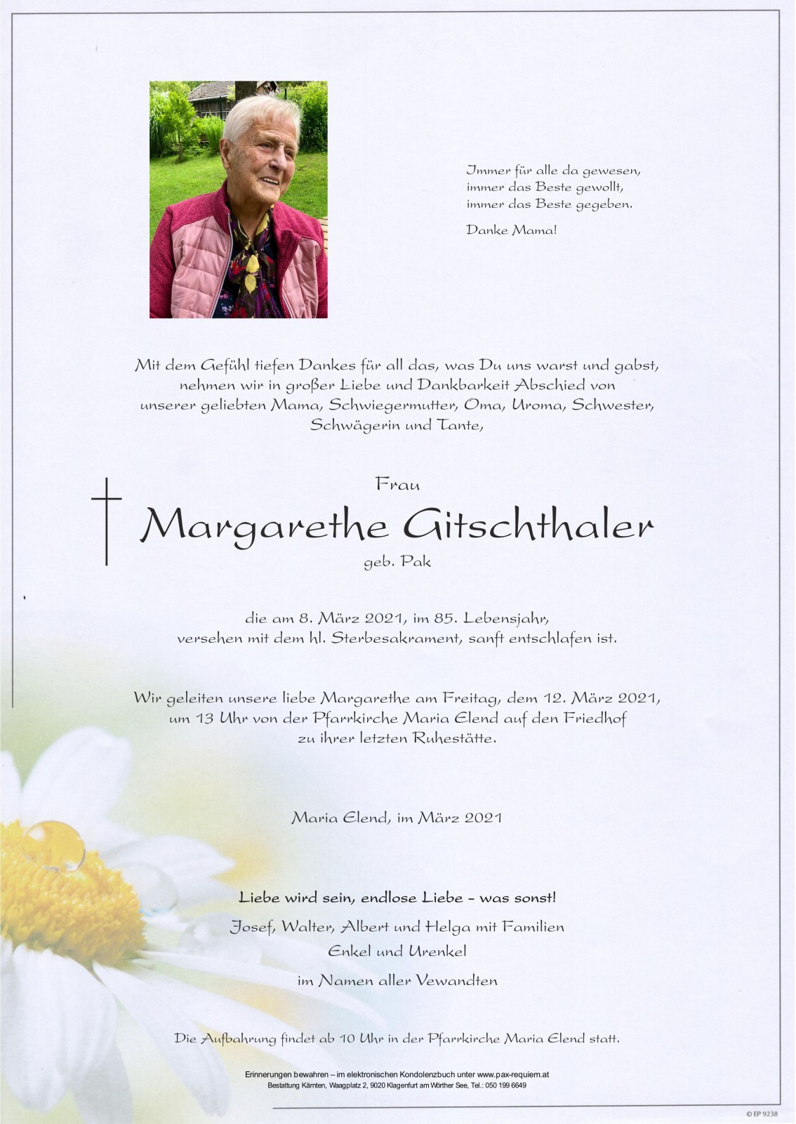 Parte Margarethe Gitschthaler