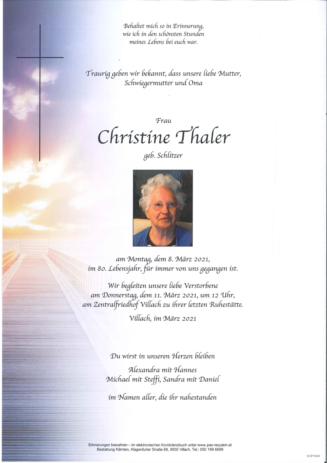 Parte Christine Thaler