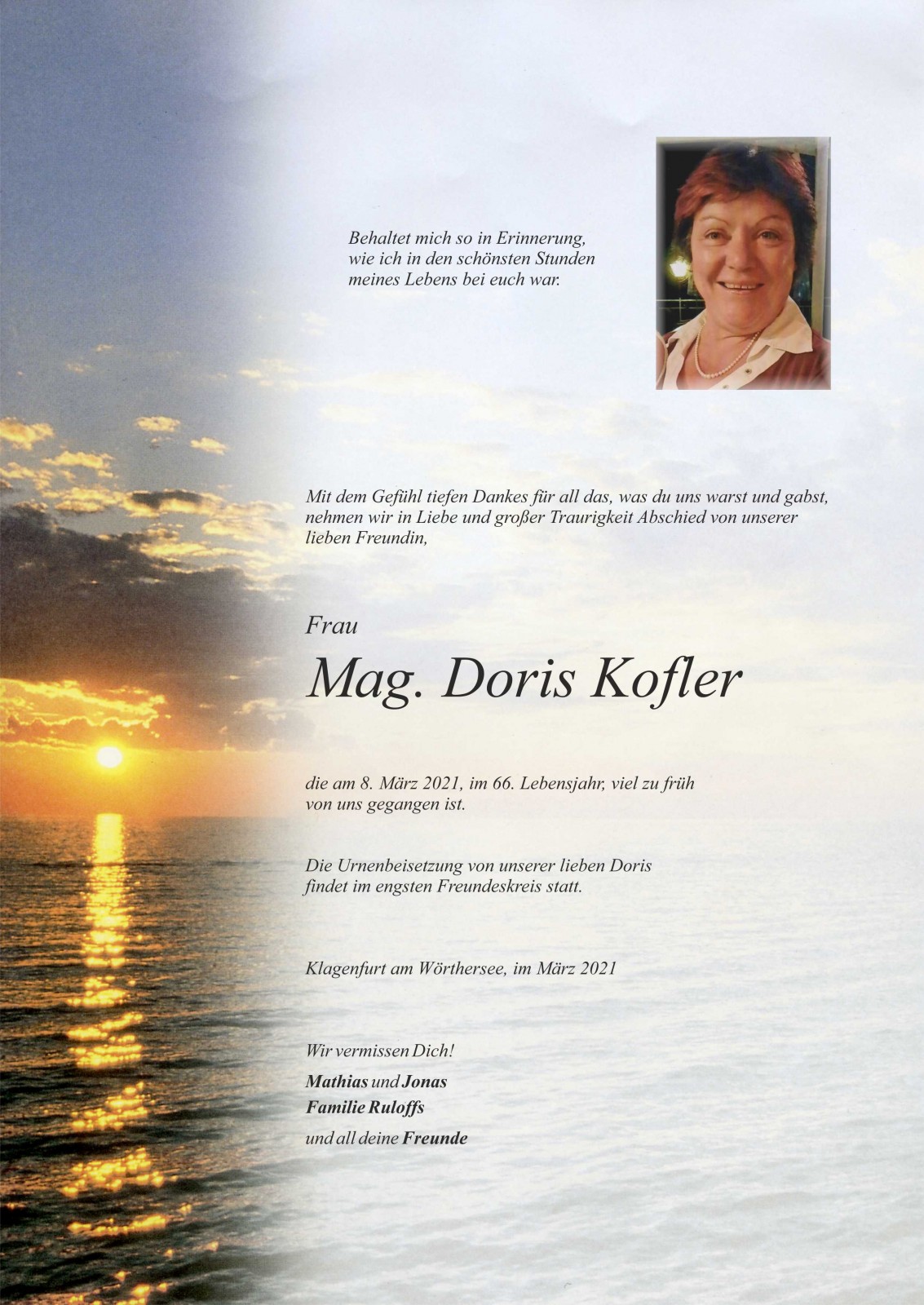 Parte Mag. Doris Kofler