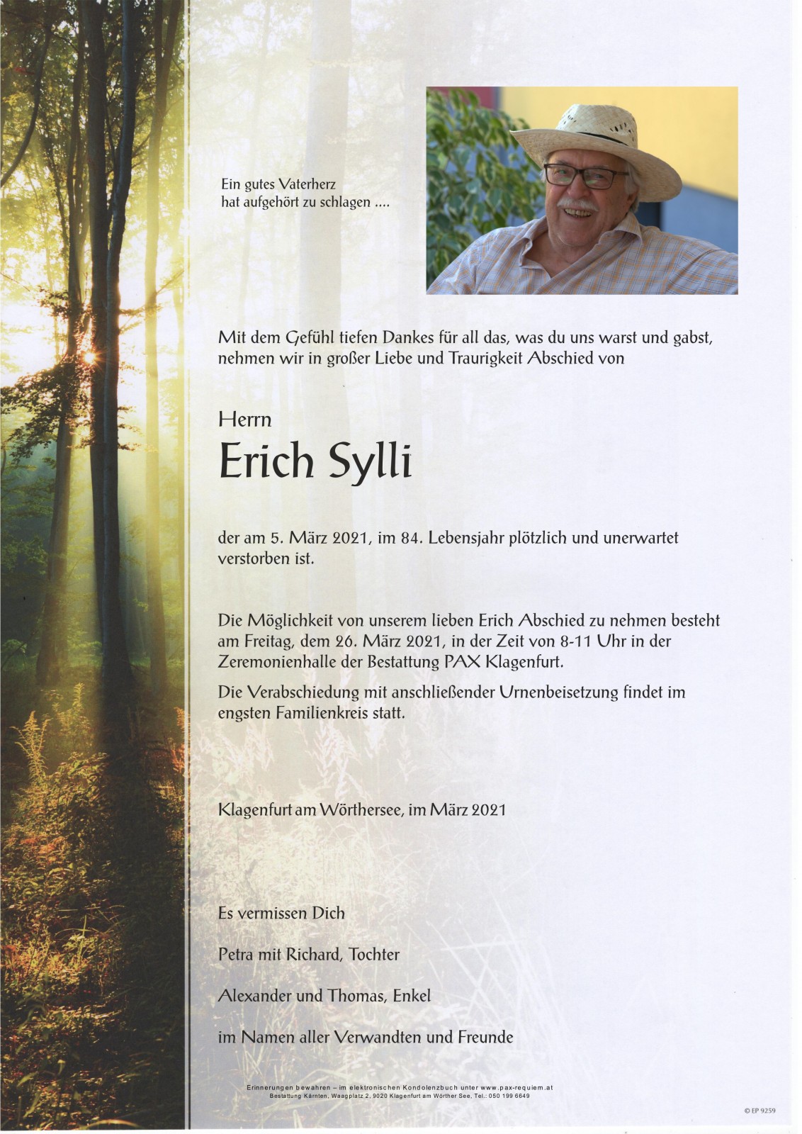 Parte Erich Sylli