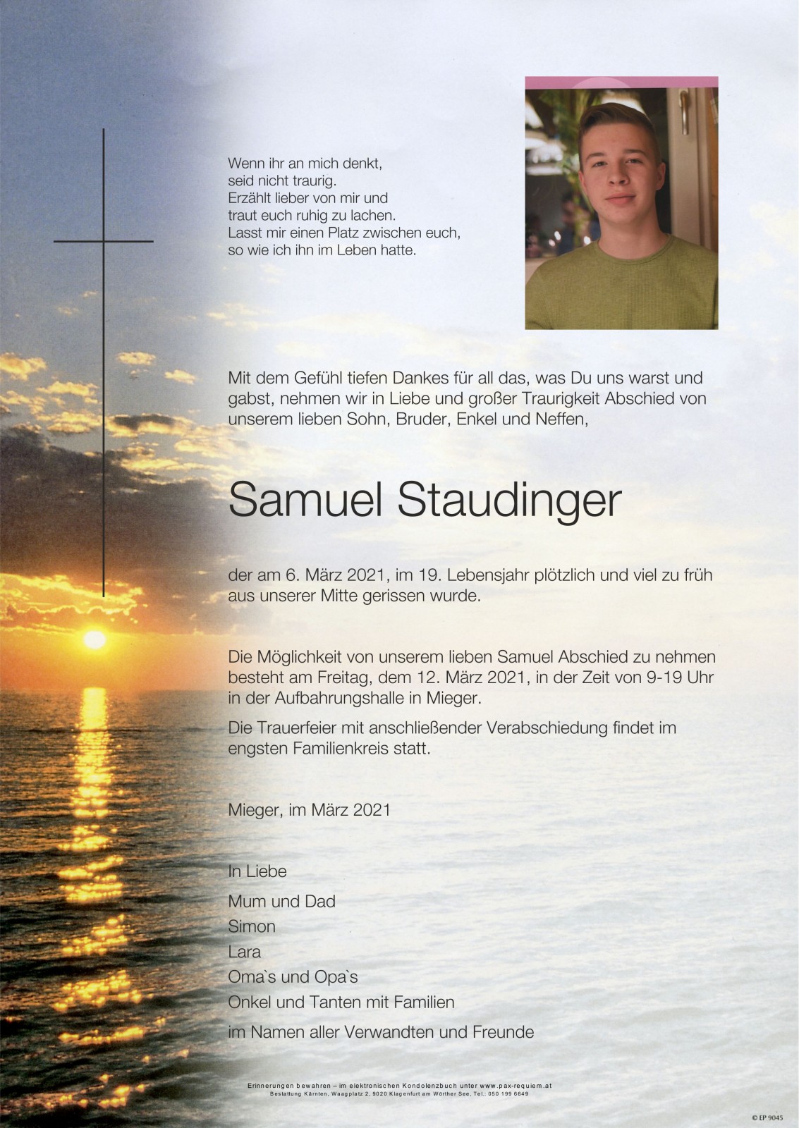 Parte Samuel Staudinger