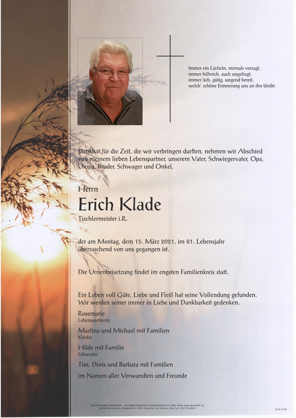 Parte Erich Klade