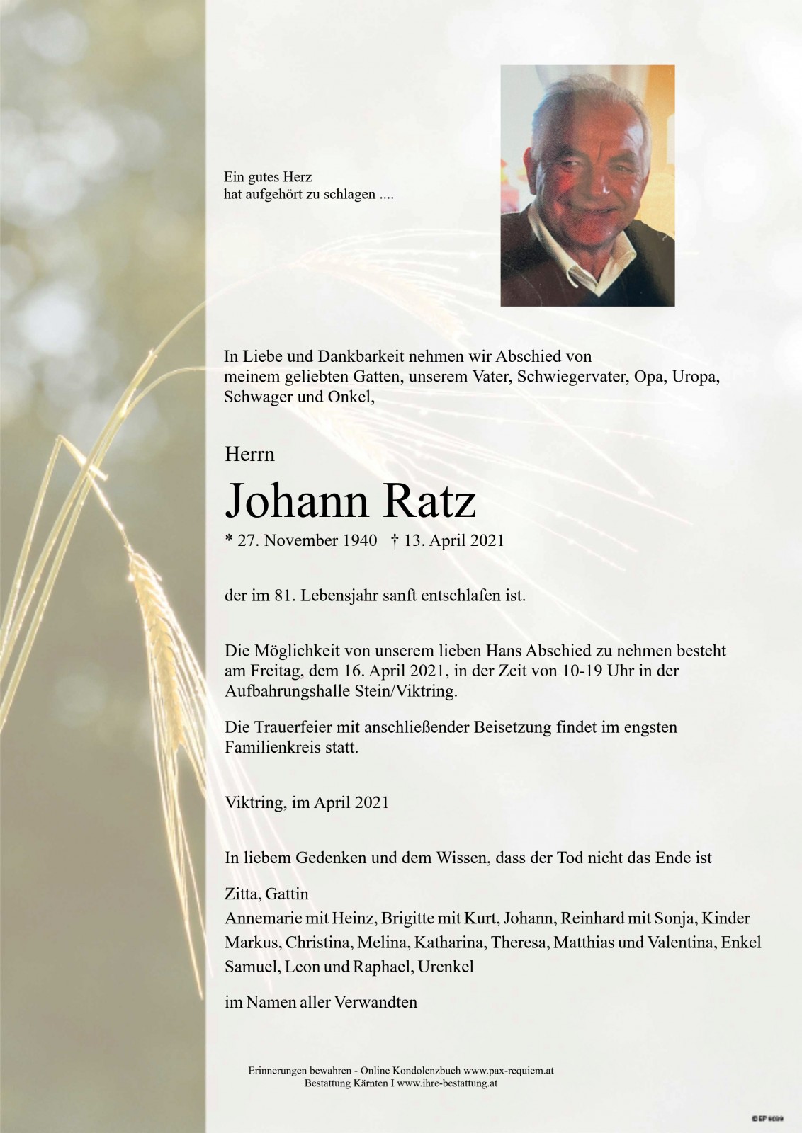 Parte Johann Ratz