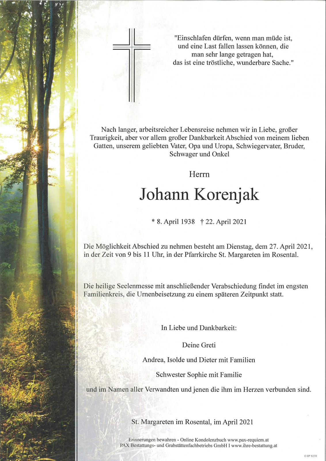 Parte Johann Korenjak