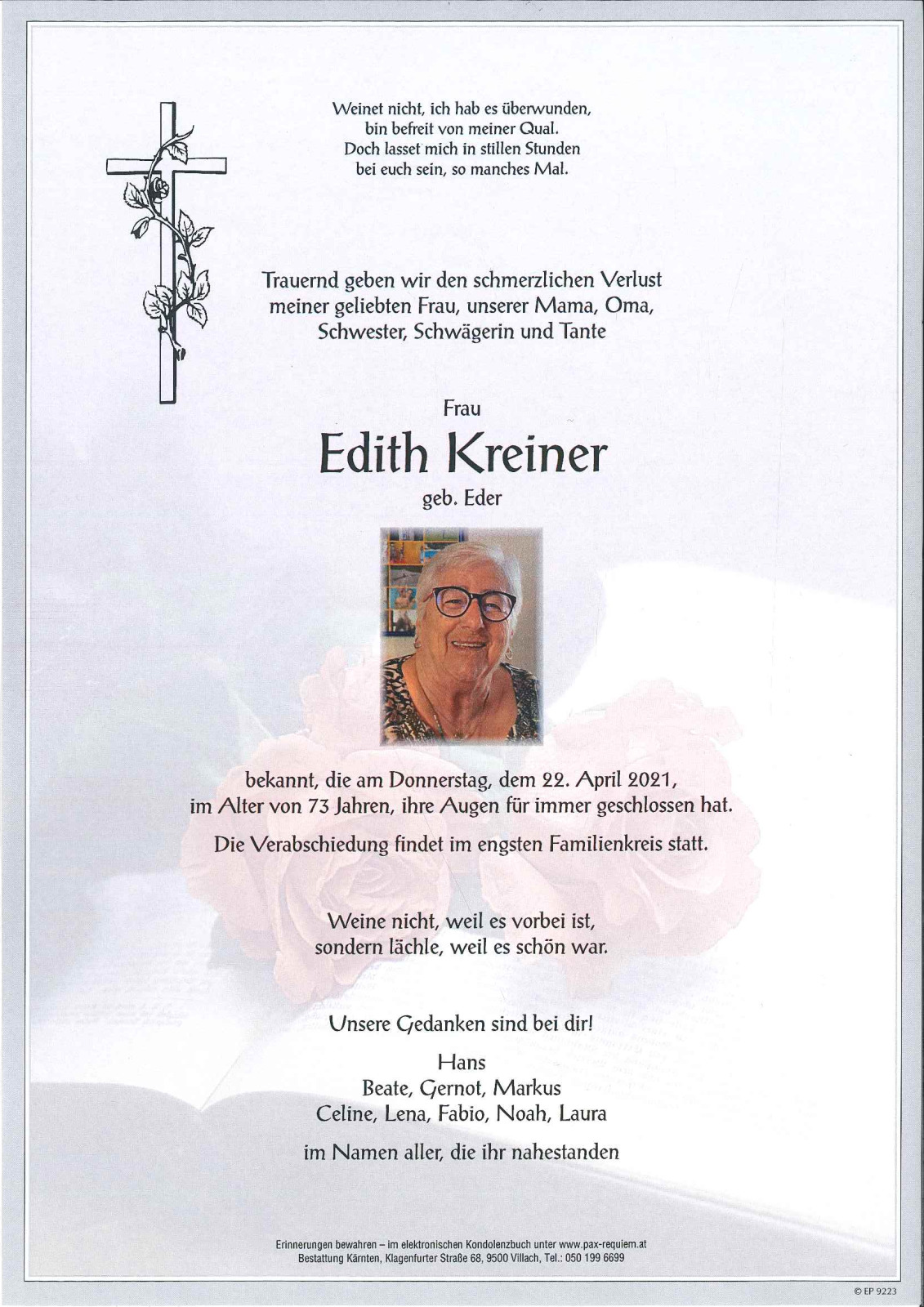 Parte Edith Kreiner