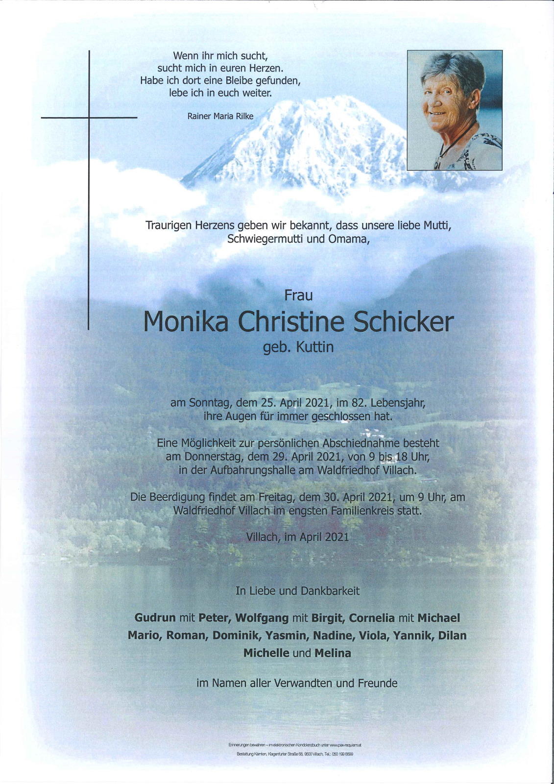 Parte Monika Christine Schicker