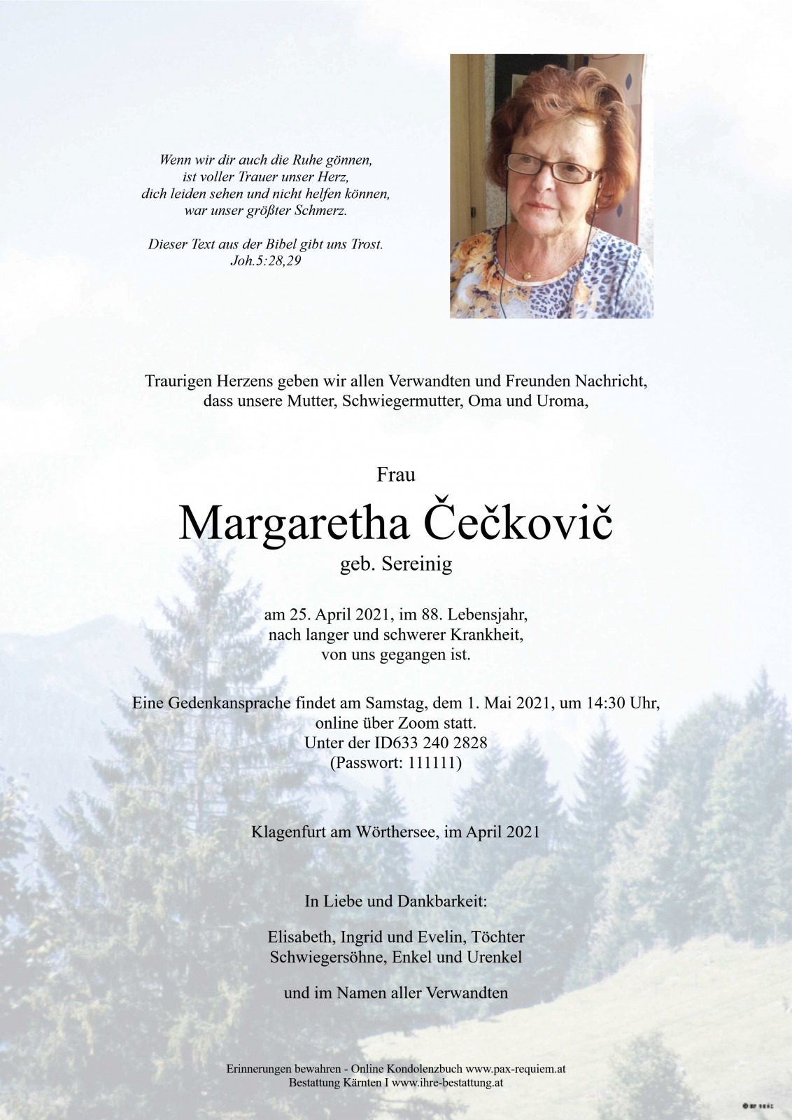 Parte Margaretha Čečkovič