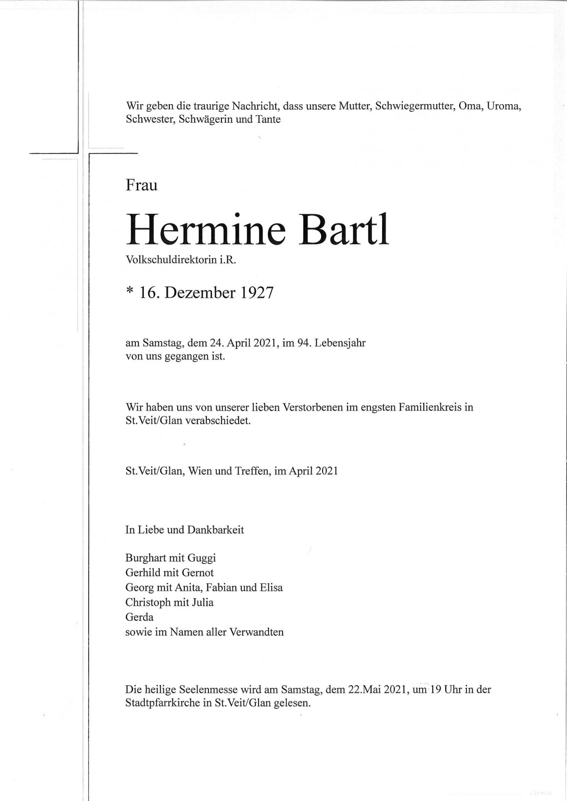 Parte Hermine Bartl