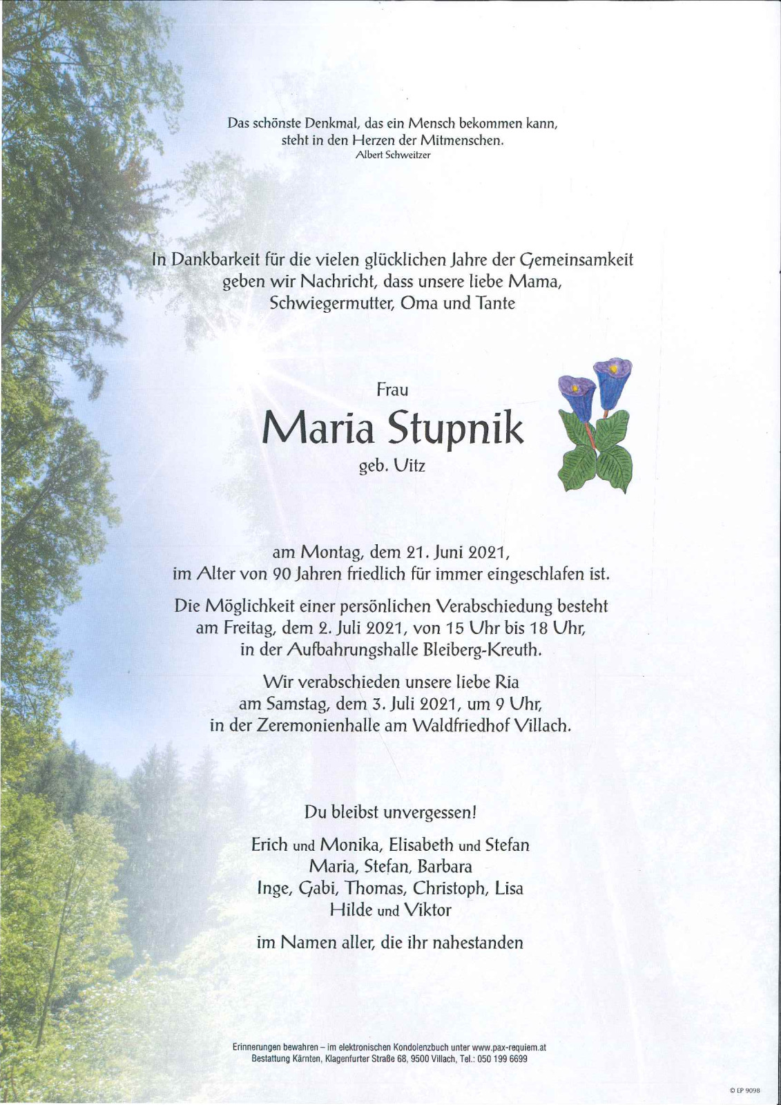 Parte Maria Stupnik