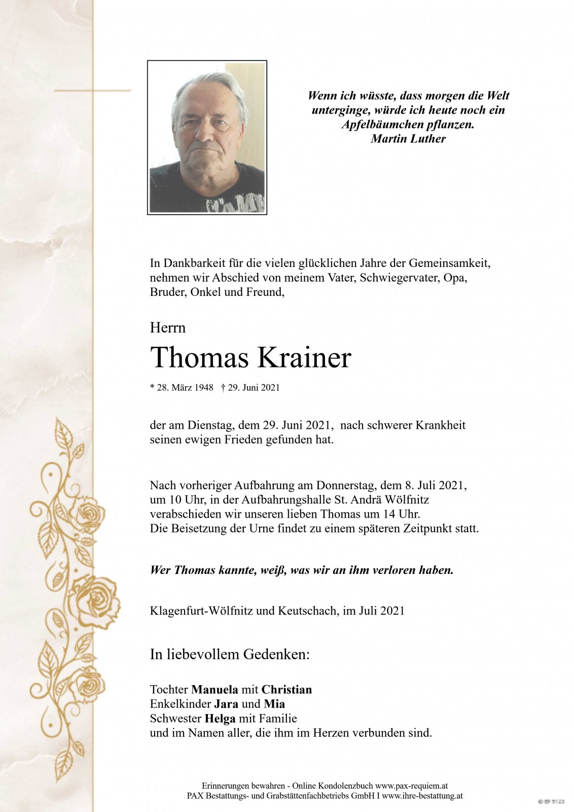 Parte Thomas Krainer