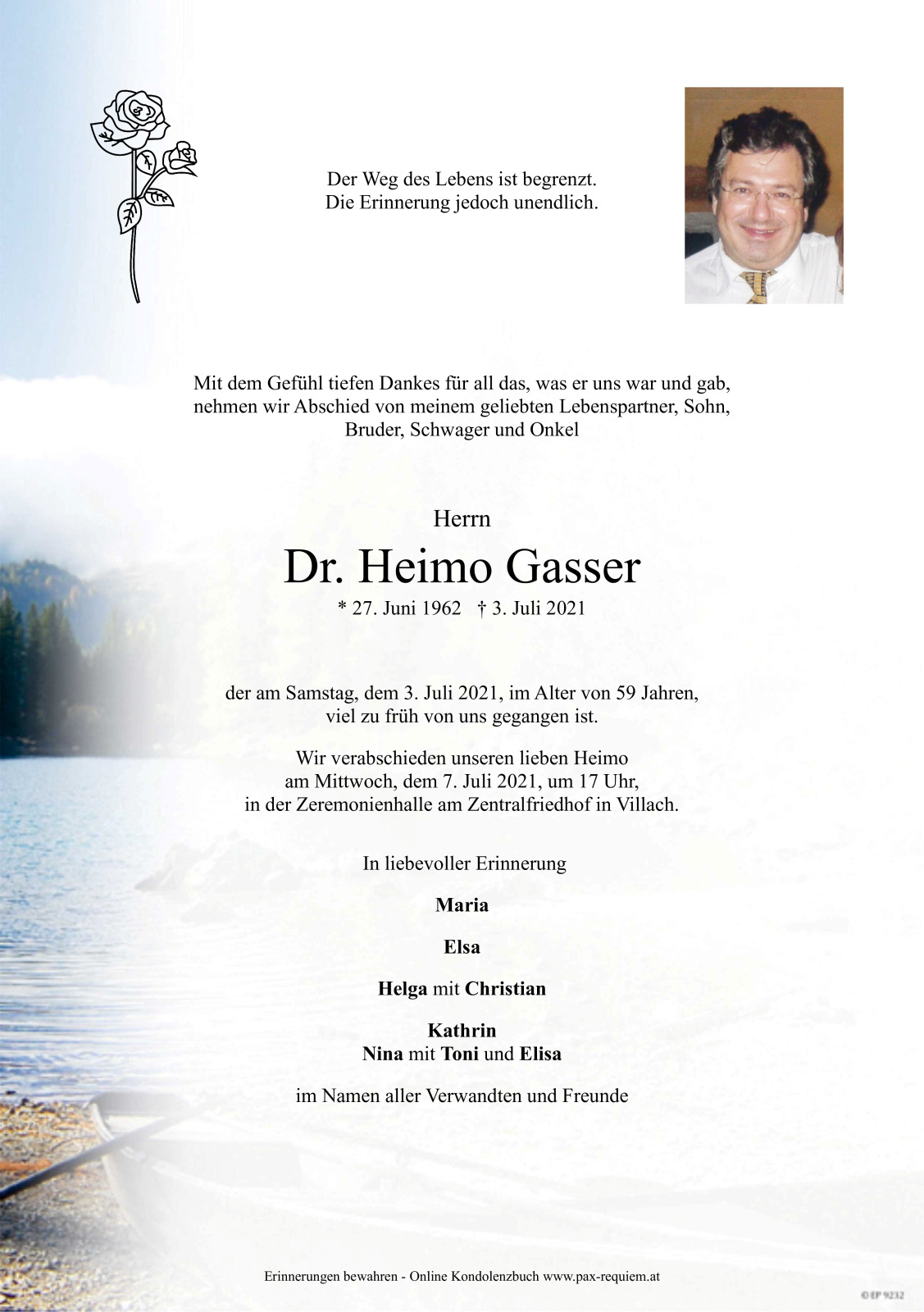 Parte Dr. Heimo Gasser