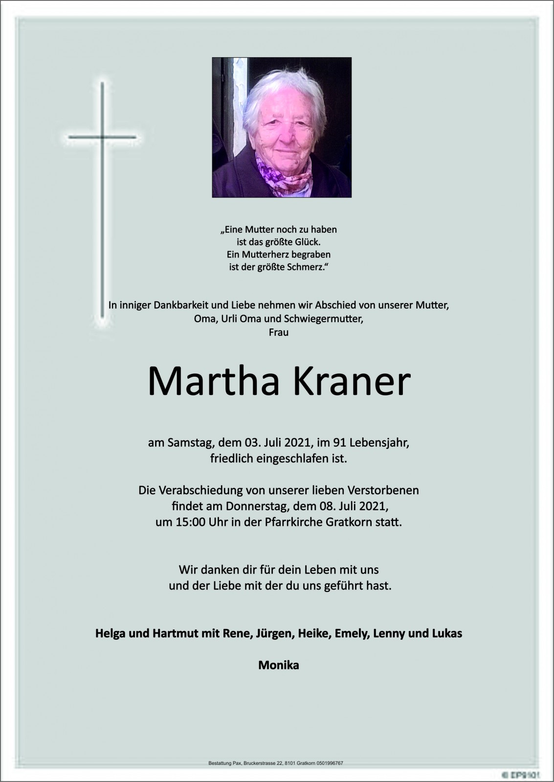 Parte Martha Kraner