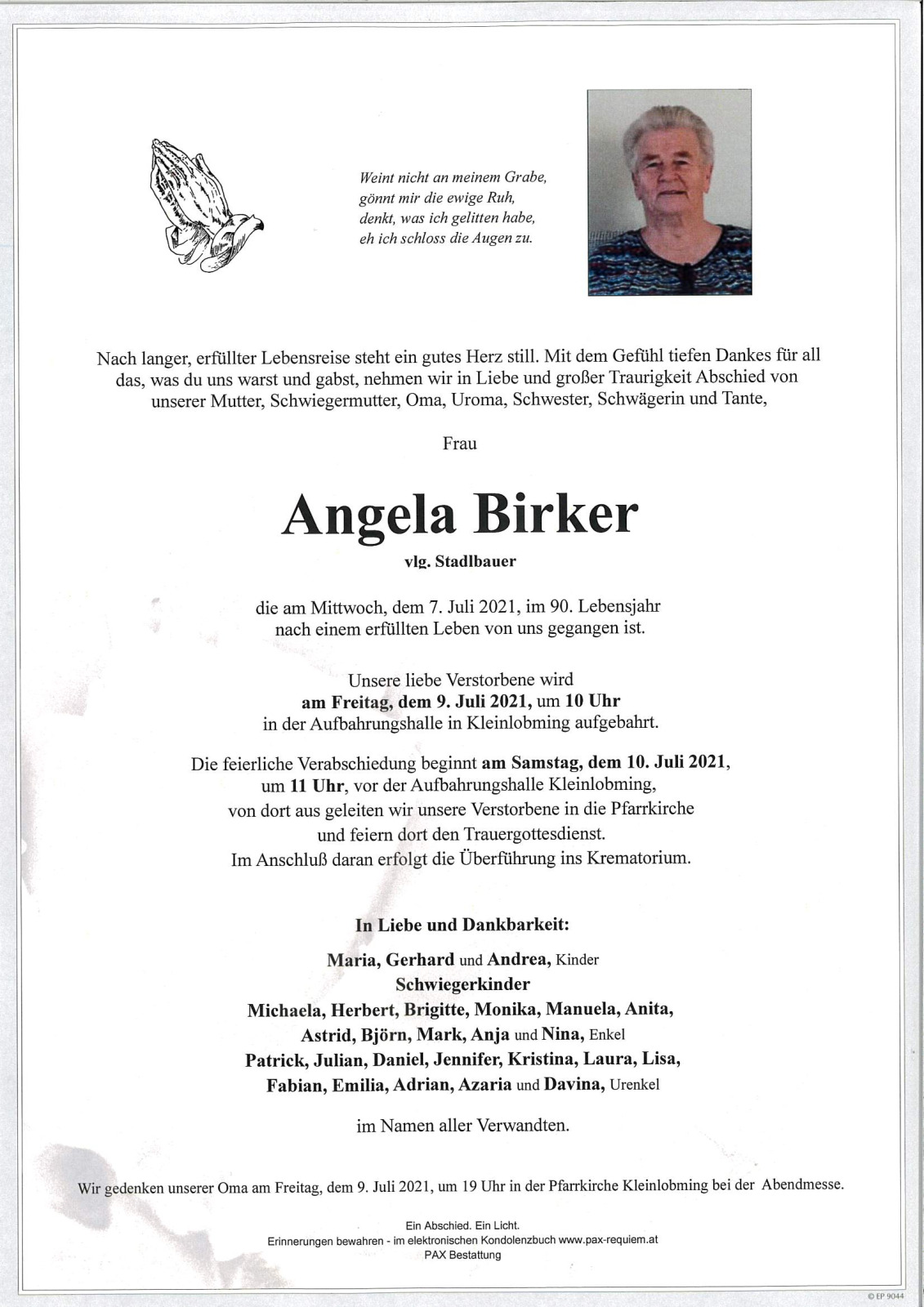 Parte Angela Birker