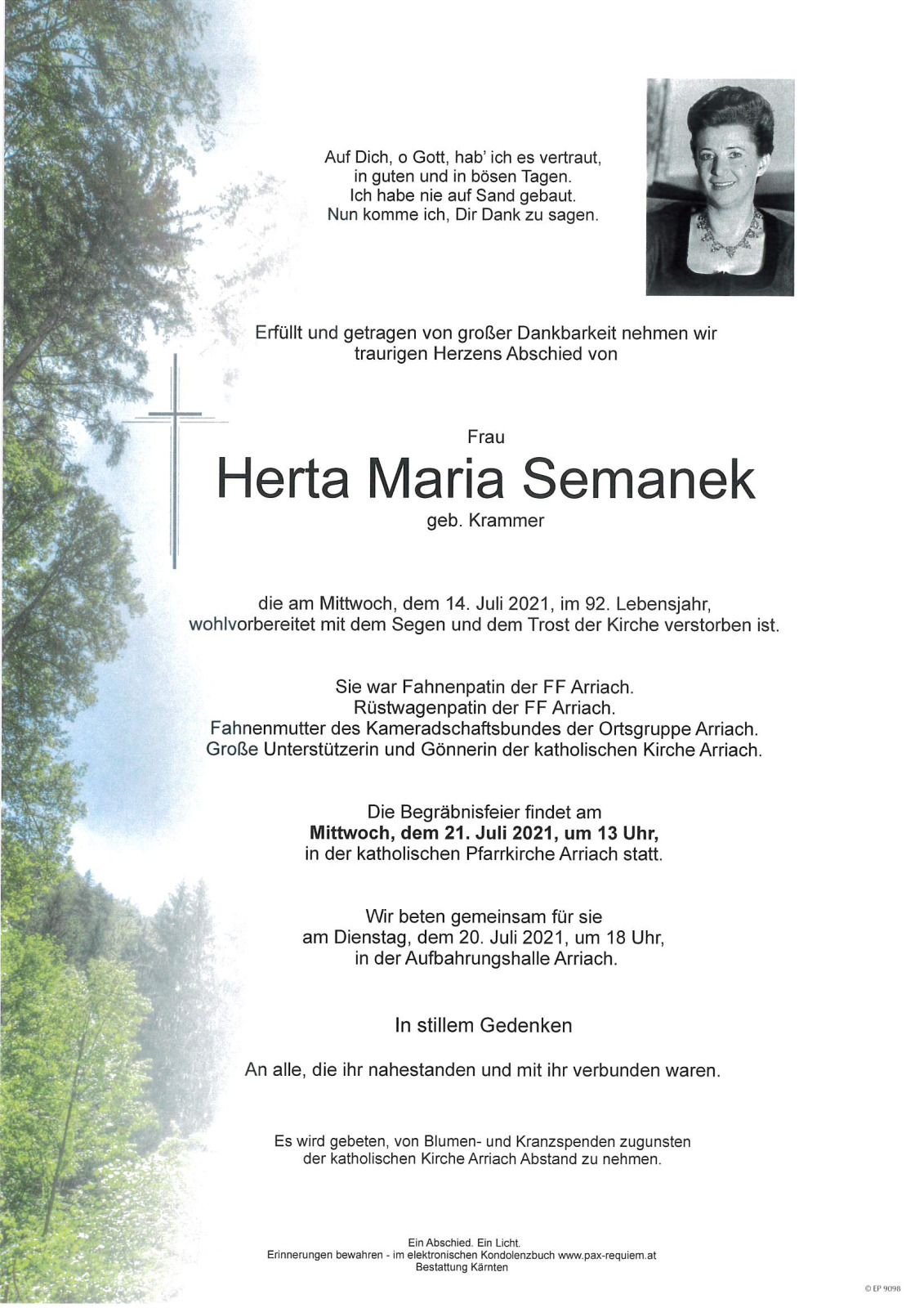 Parte Herta Maria Semanek