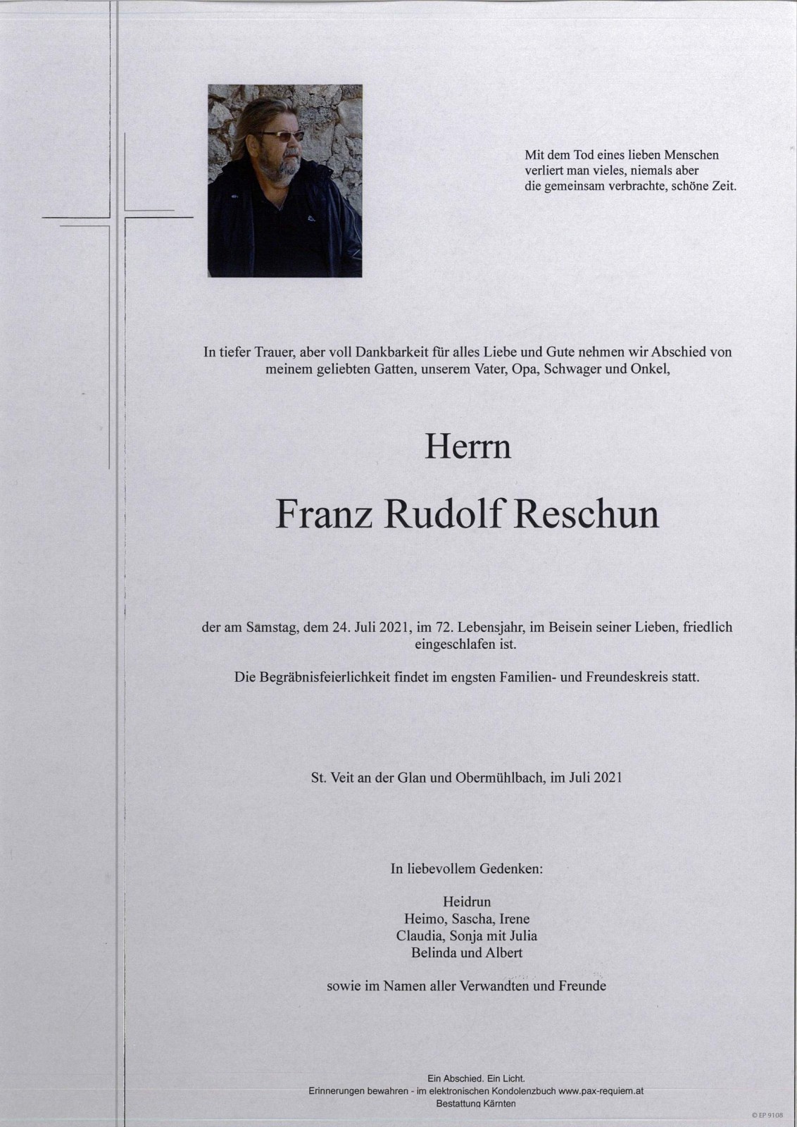 Parte Franz Rudolf Reschun