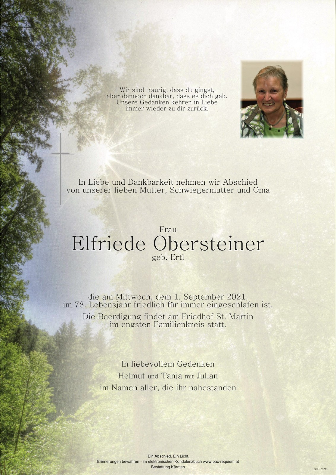 Parte Elfriede Obersteiner