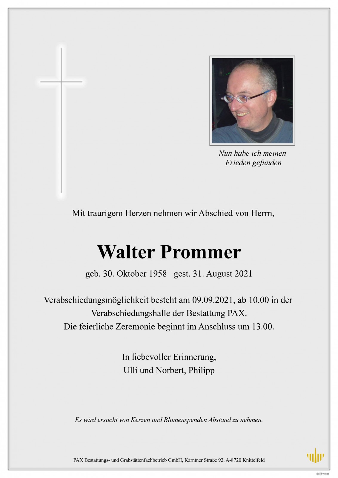 Parte Prommer Walter