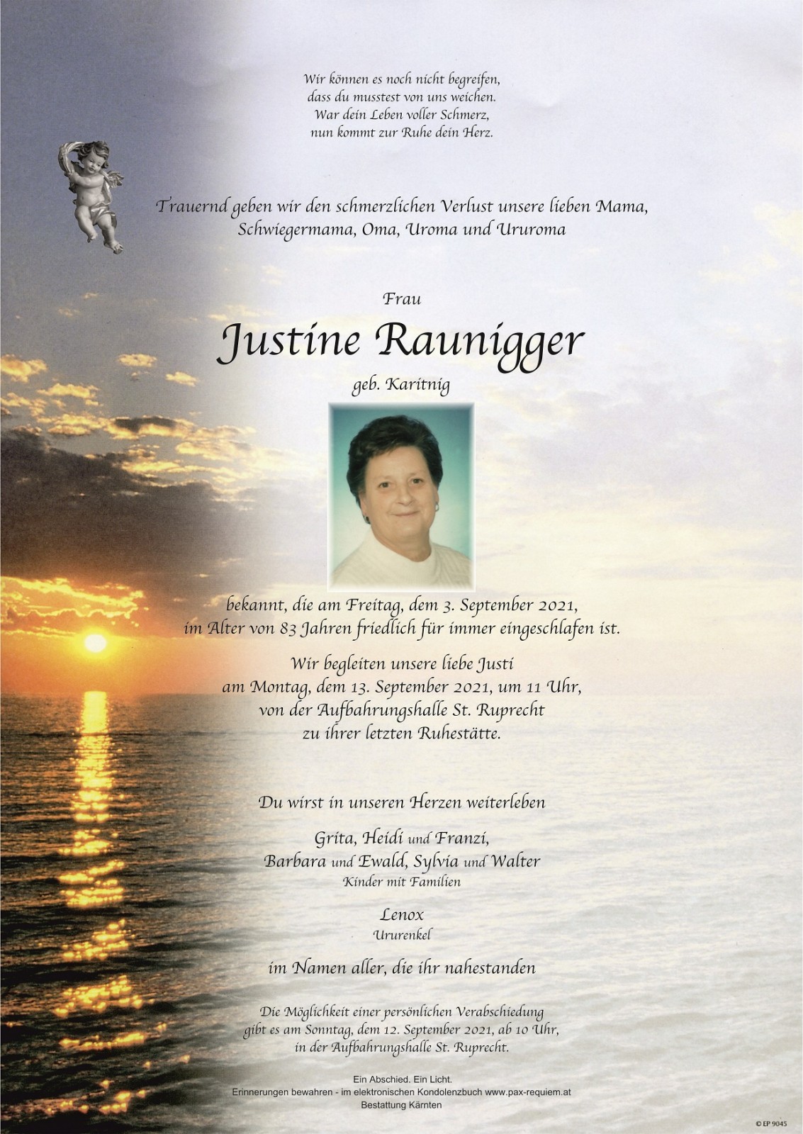 Parte Justine Raunigger