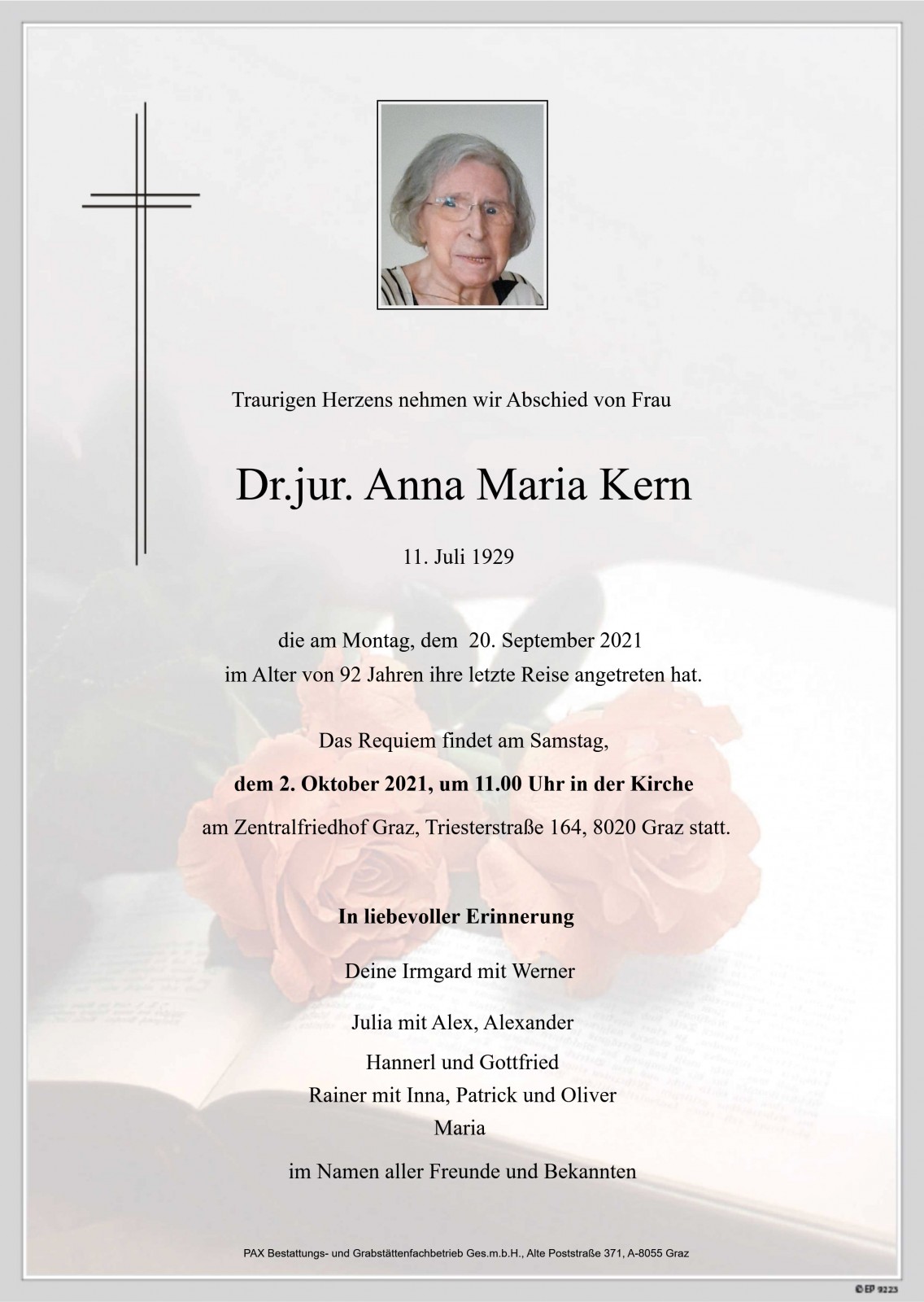 Parte Dr. Anna Maria Kern