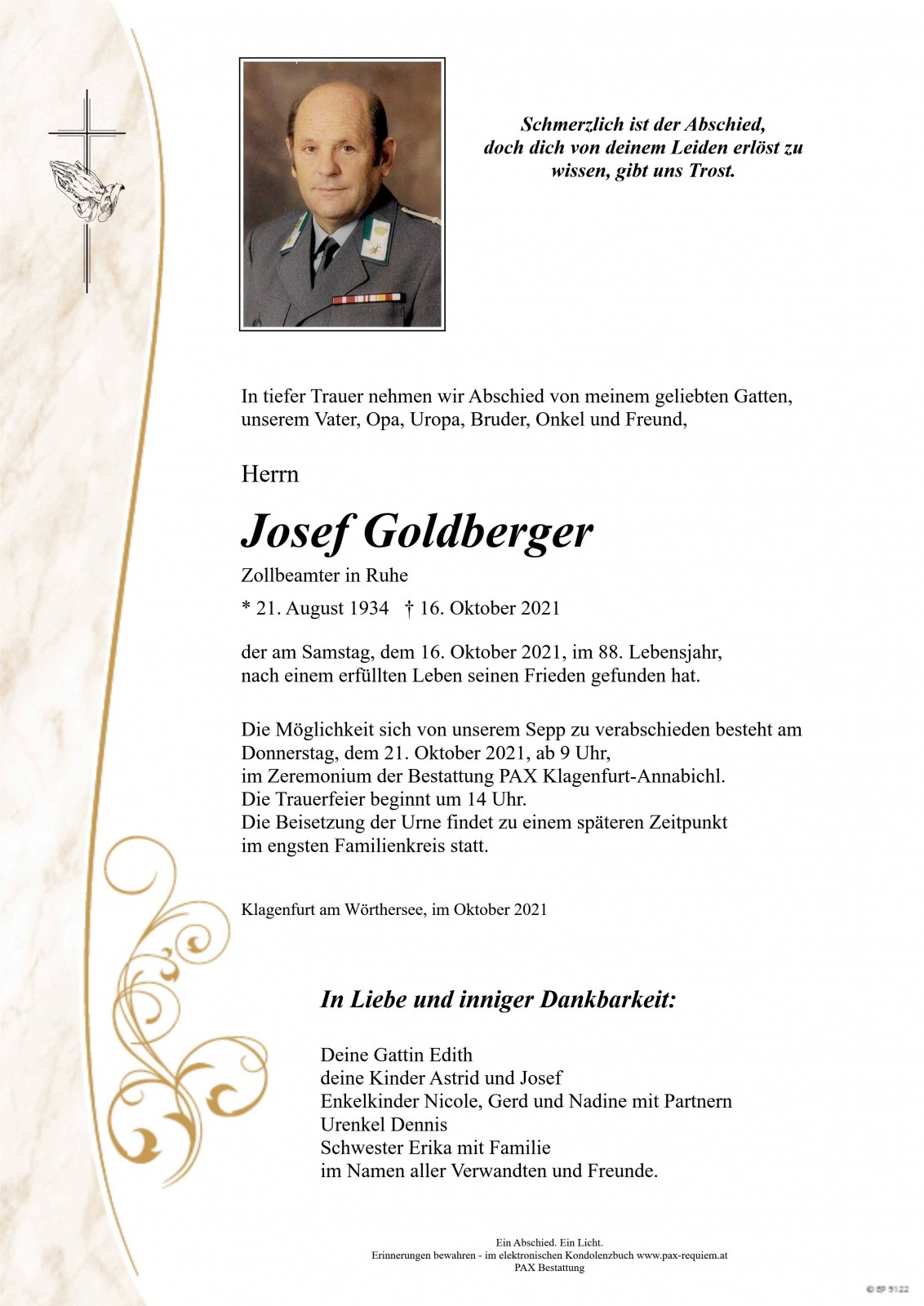 Parte Josef Goldberger