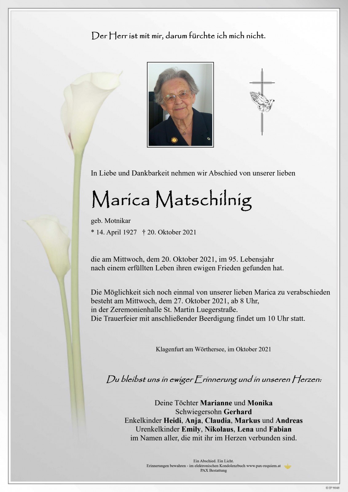 Parte Maria Matschilnig