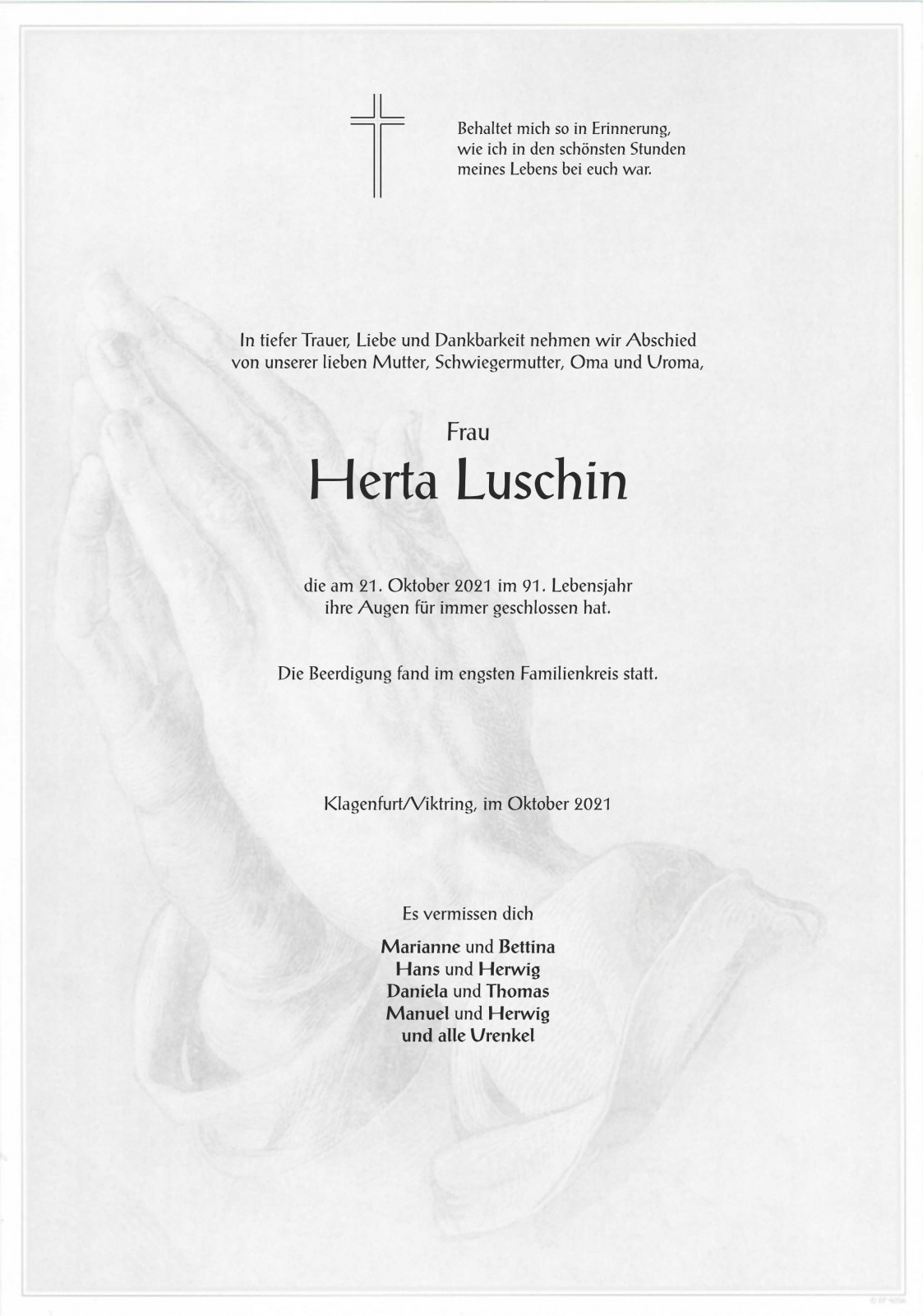 Parte Herta Luschin