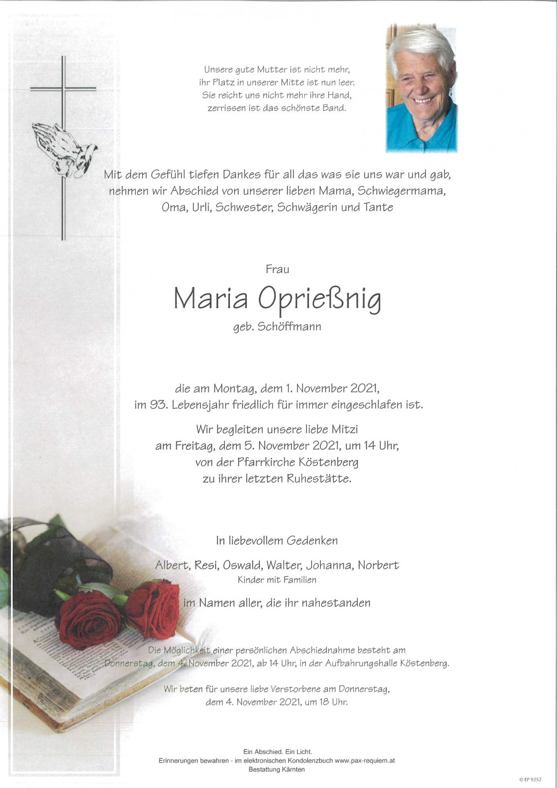 Parte Maria Oprießnig