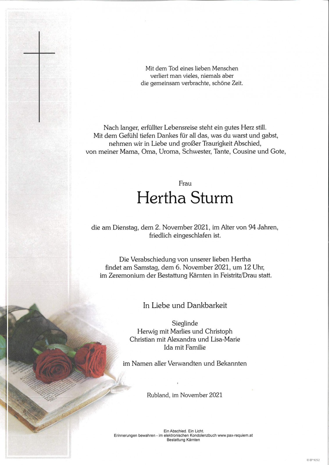 Parte Hertha Sturm