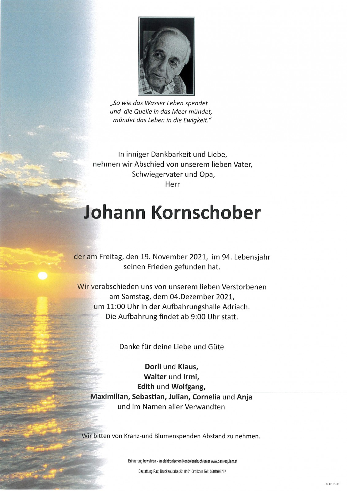 Parte Johann Kornschober