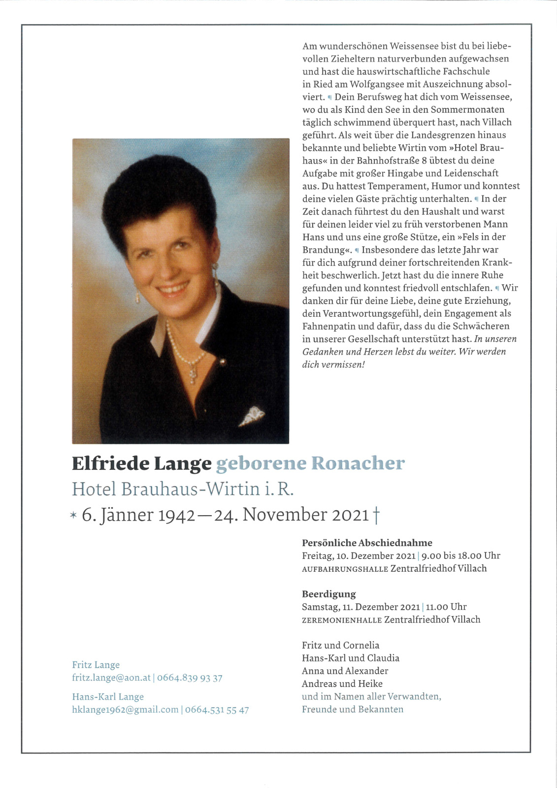 Parte Elfriede Lange