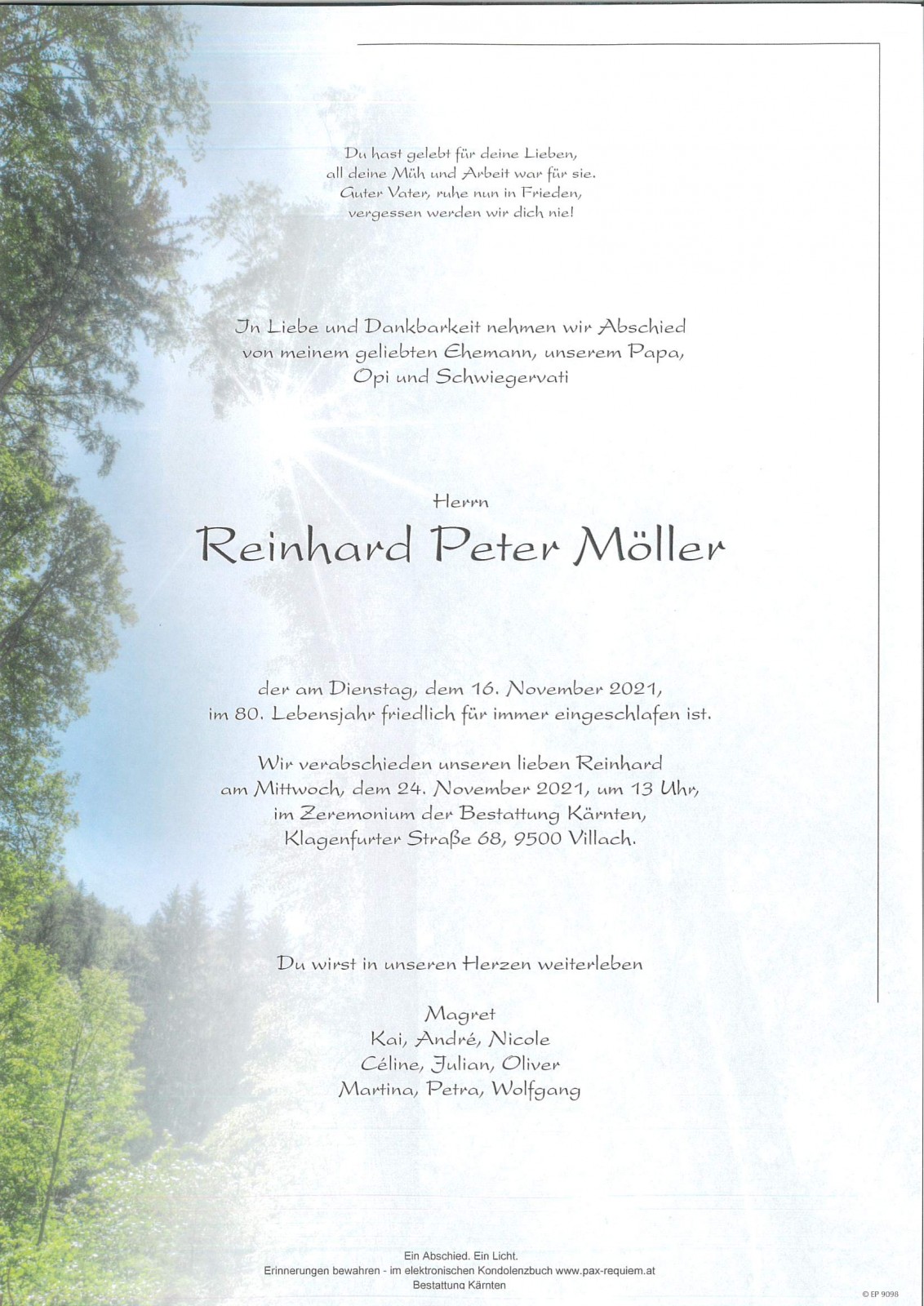 Parte Reinhard Peter Möller