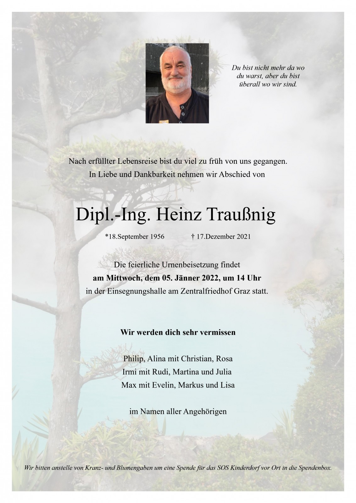 Parte Dipl.-Ing. Heinz Traußnig