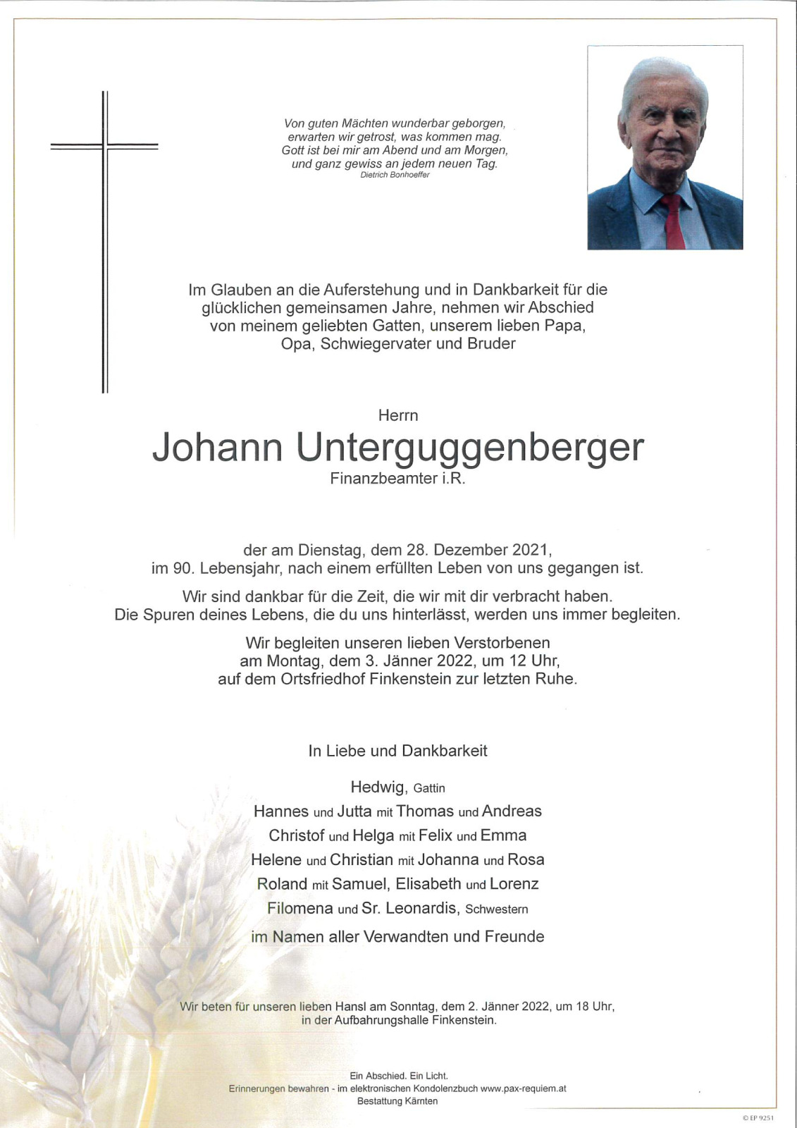 Parte Johann Unterguggenberger