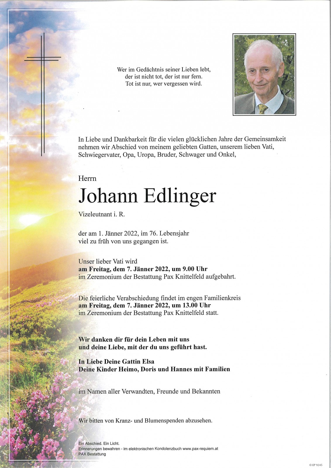 Parte Johann Edlinger