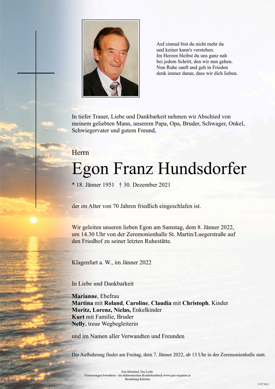 Parte Egon Franz Hundsdorfer