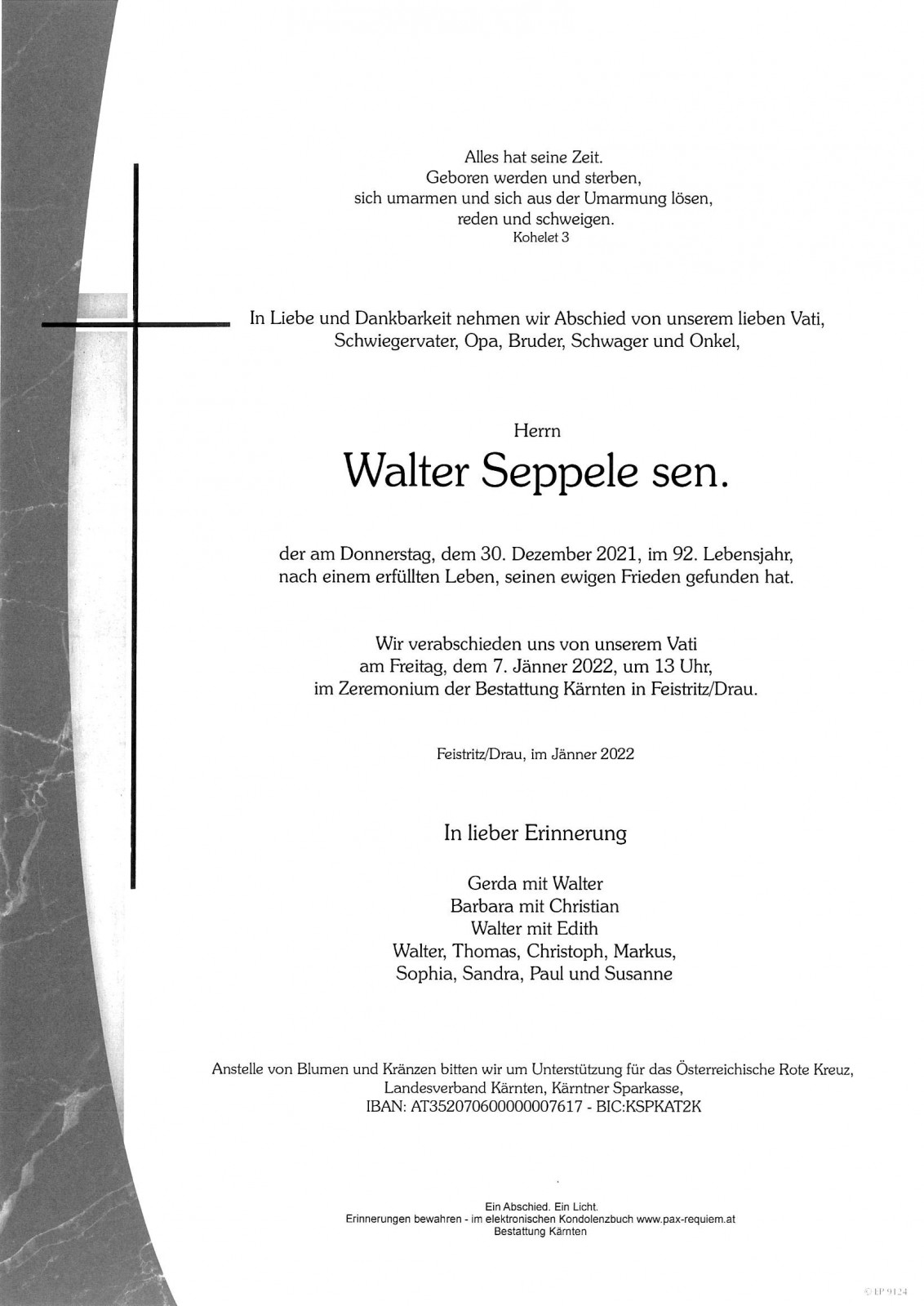 Parte Walter Seppele sen.