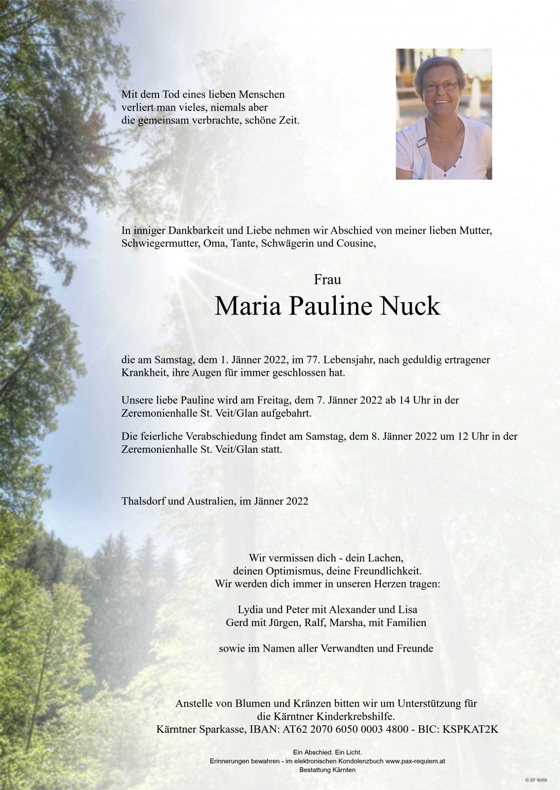 Parte Maria Pauline Nuck