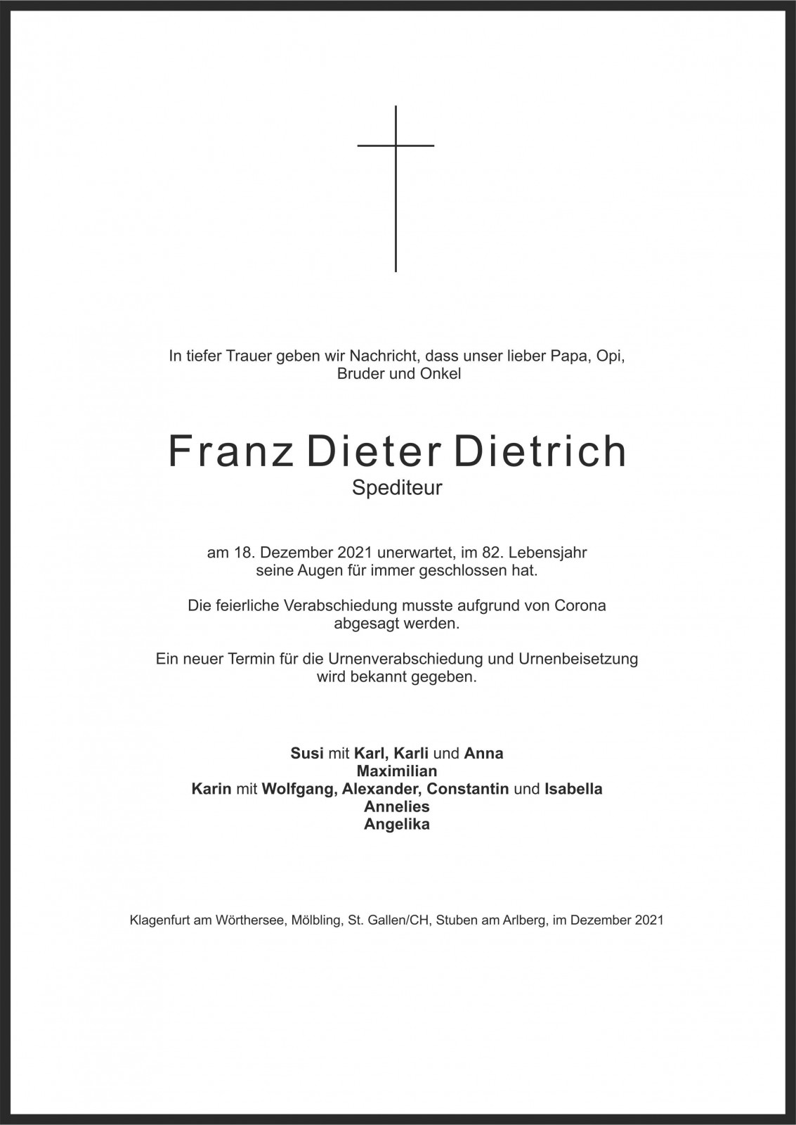 Parte Franz Dieter Dietrich