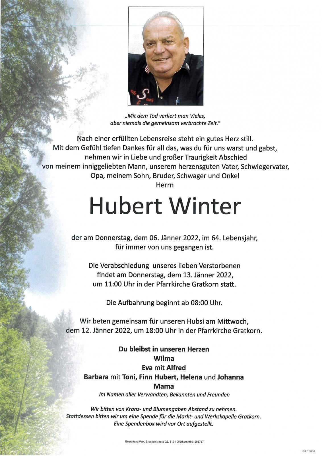 Parte Hubert Winter