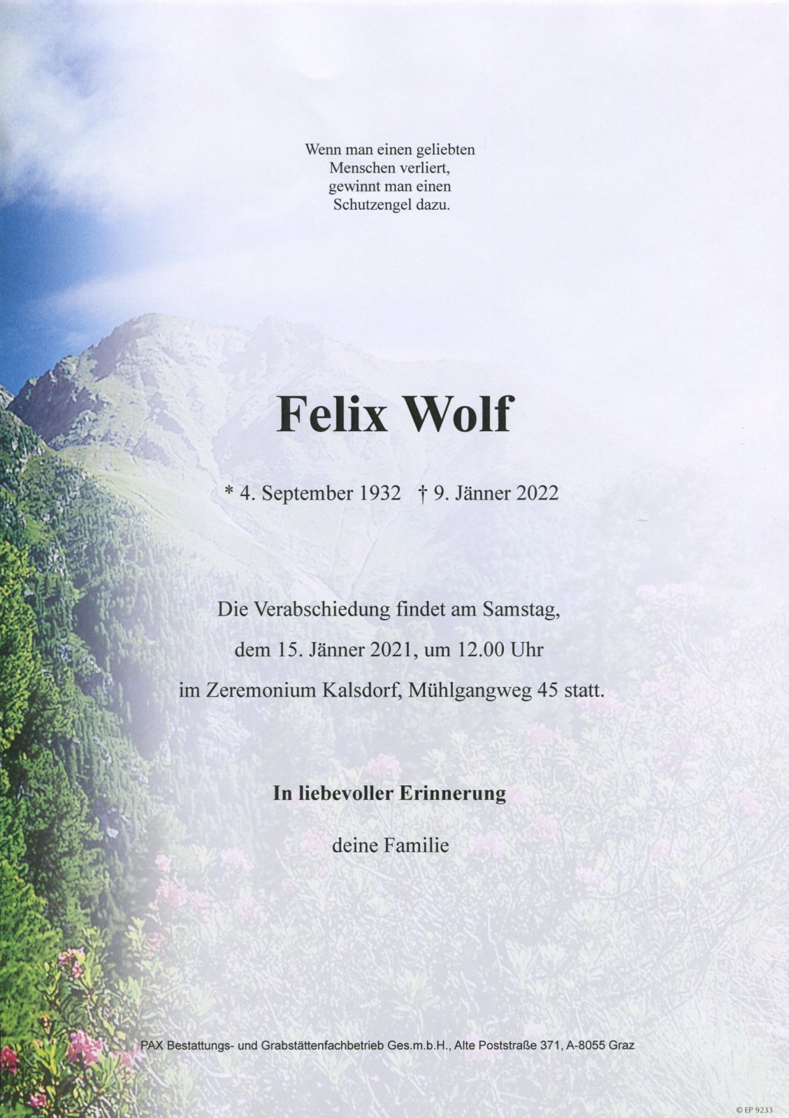 Parte Felix Wolf