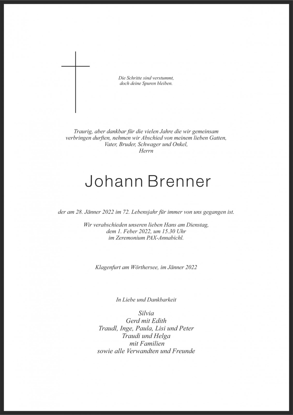 Parte Johann Brenner