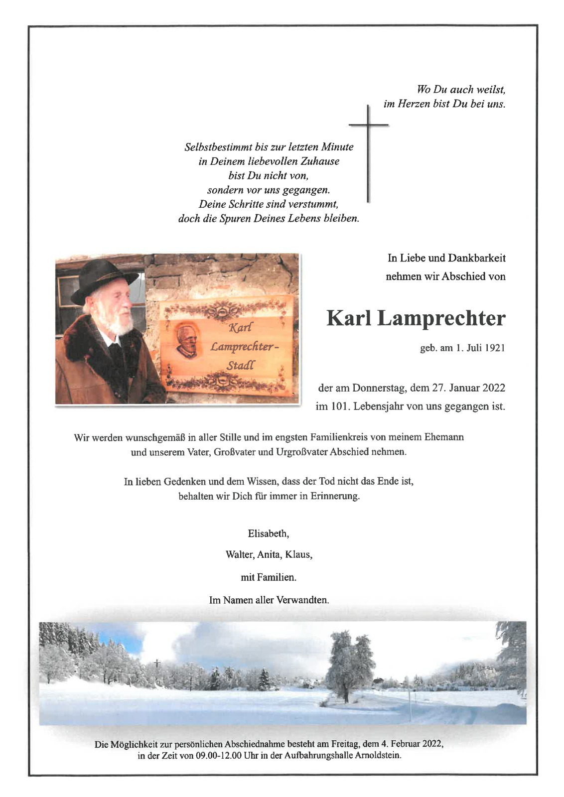 Parte Lamprechter Karl