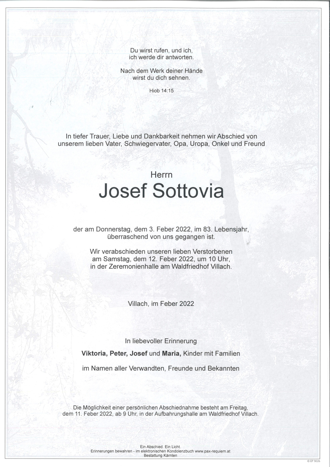 Parte Josef Sottovia