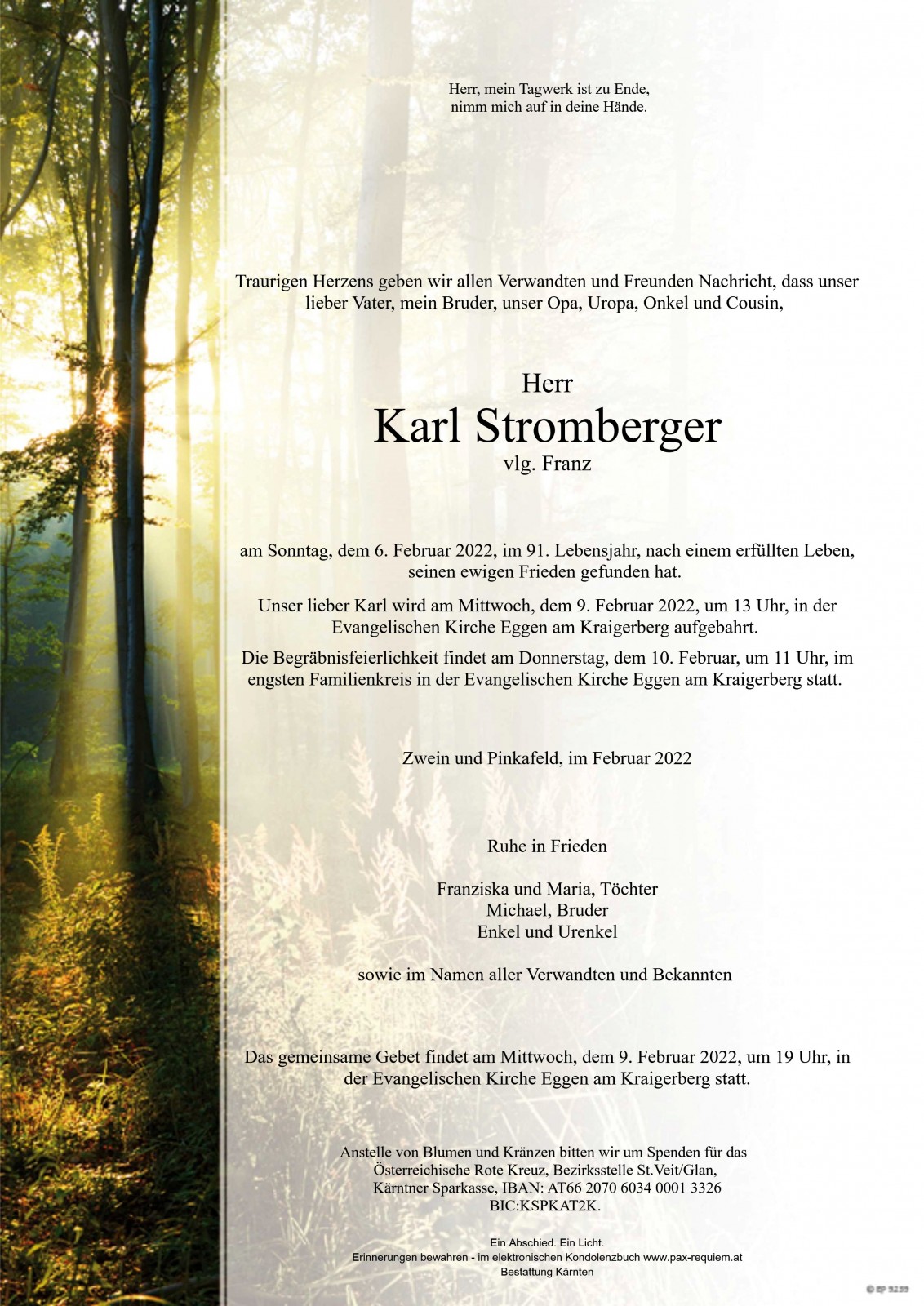 Parte Karl Stromberger