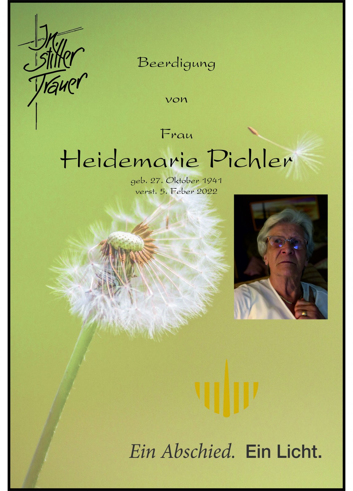 Parte Heidemarie Pichler geb. Kreweis