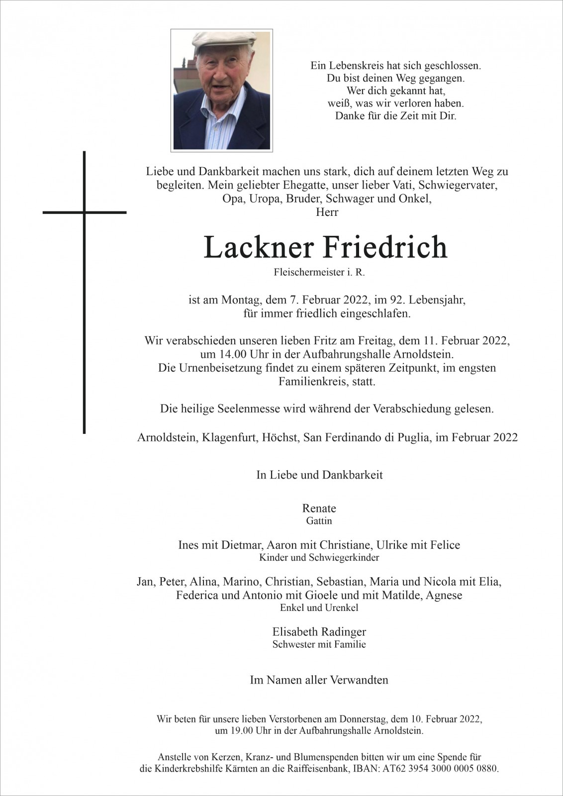 Parte Friedrich Lackner