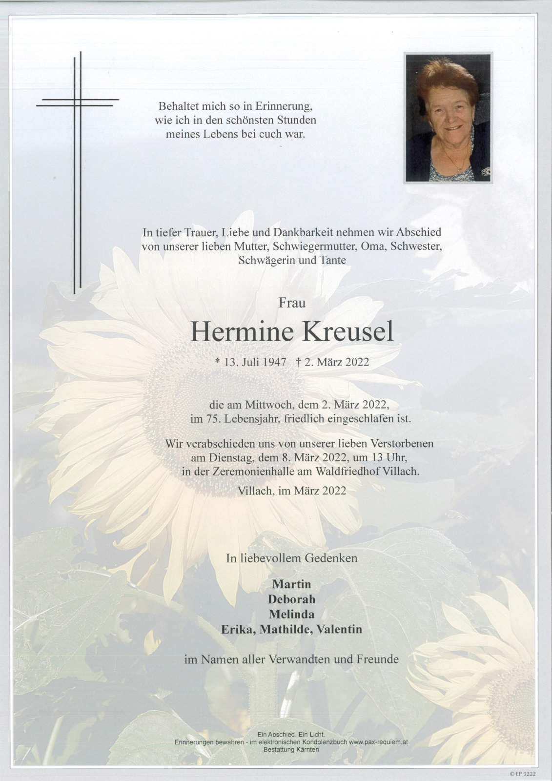 Parte Hermine Kreusel