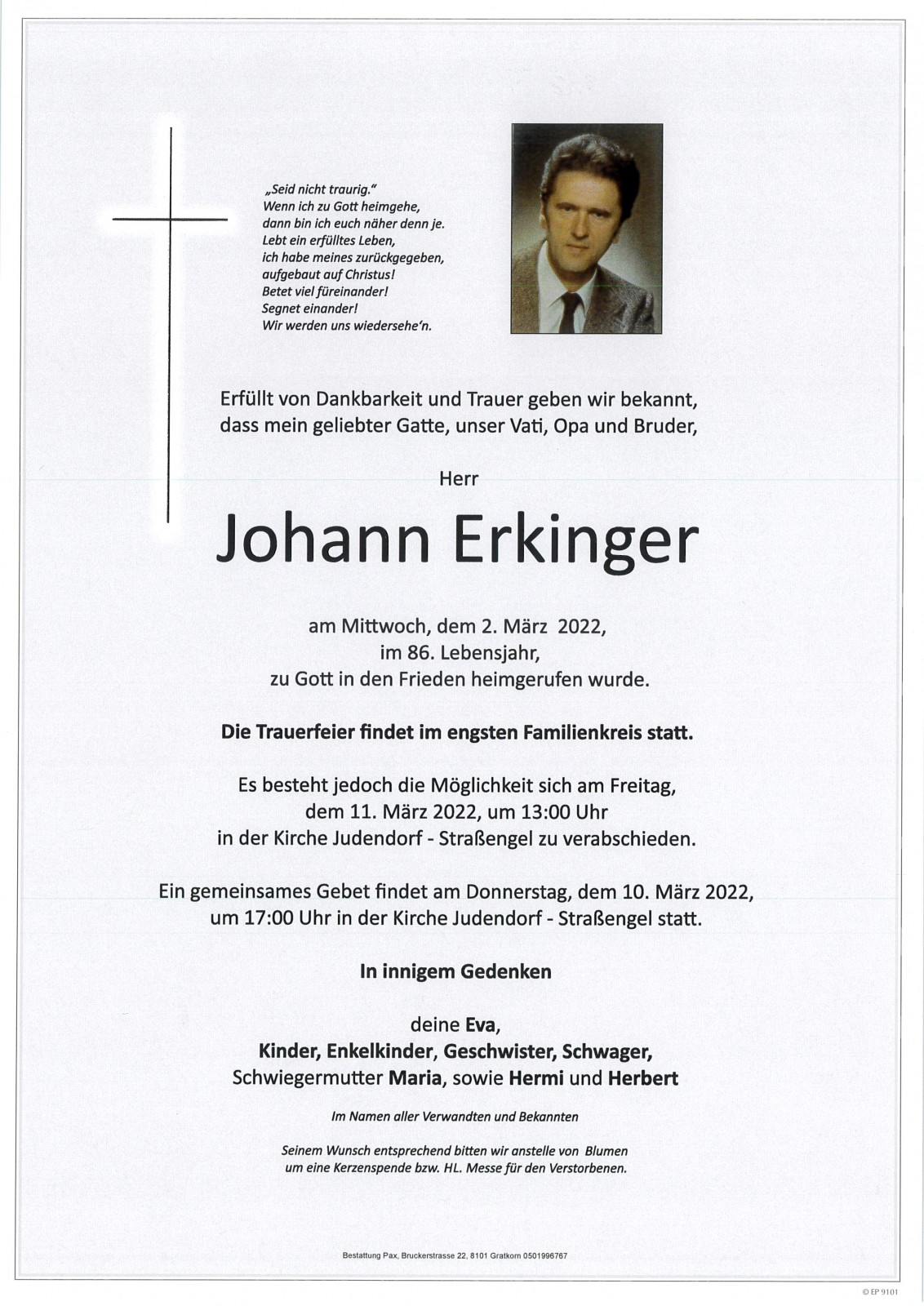 Parte Johann Erkinger