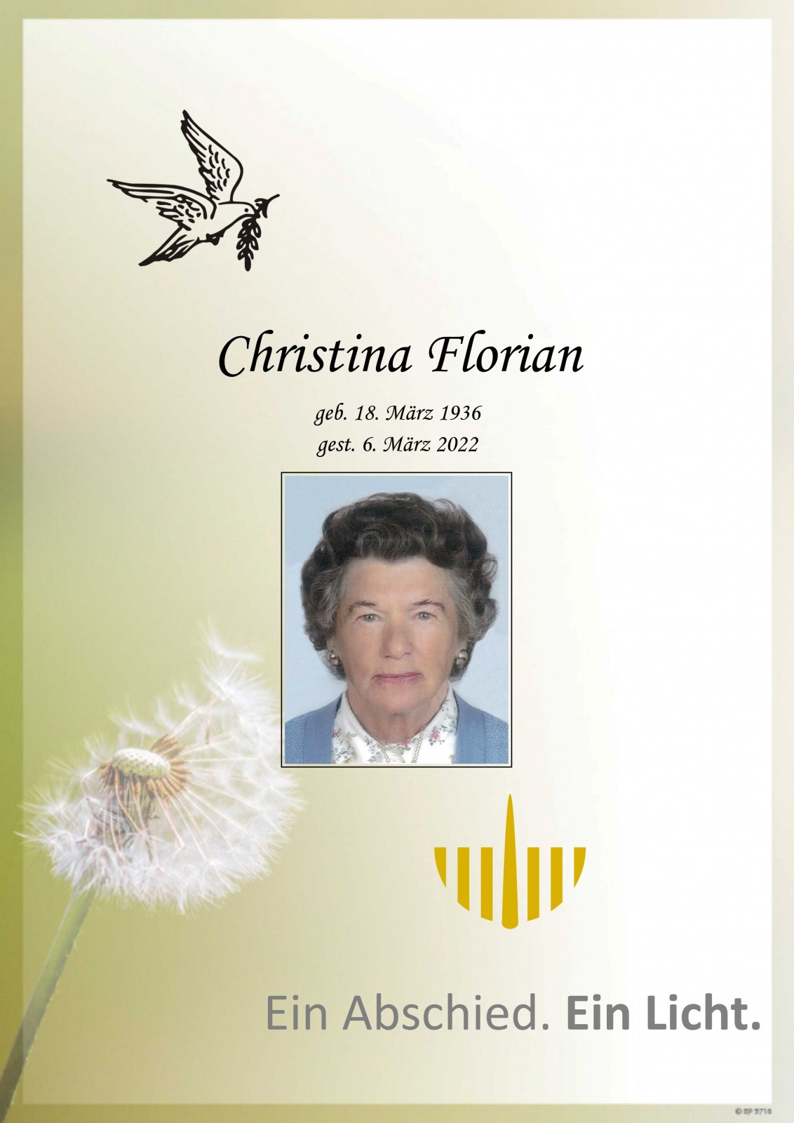 Parte Christina Florian geb. Fuchs